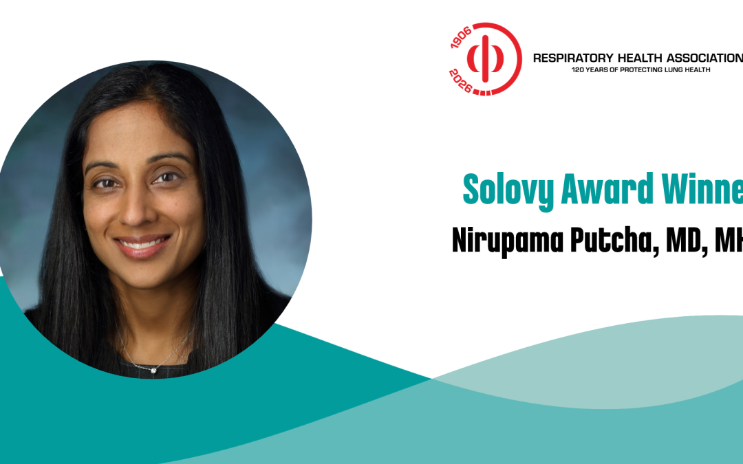 Dr. Nirupama Putcha Receives 2026 Solovy Award for Advancement in COPD