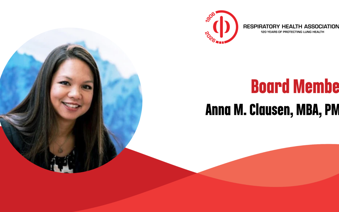 Respiratory Health Association Welcomes Global Program Leader Anna M. Clausen, MBA, PMP, to Board of Directors